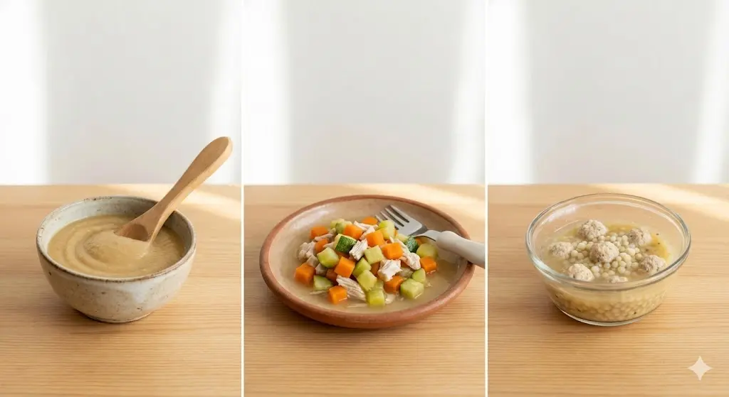 מרק עוף לתינוקות – 3 דרכי הגשה