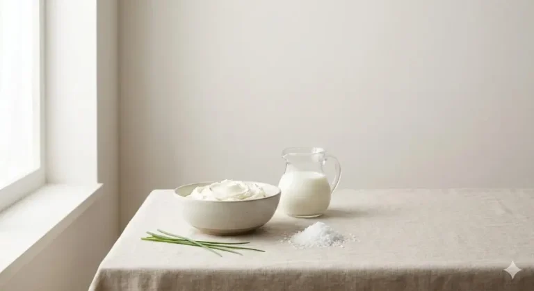 גבינת שמנת טבעית – תמונת רקע