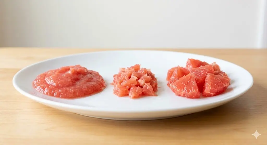 אשכולית לתינוקות במרקמים שונים לפי גיל