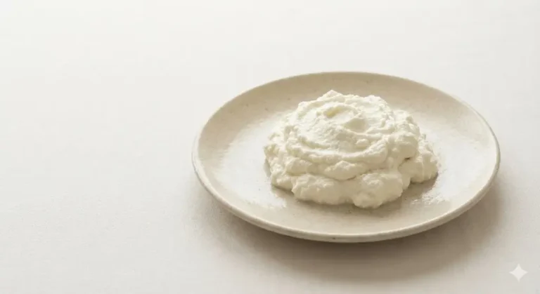 תמונת רקע של גבינת ריקוטה לפוסט על תזונת תינוקות