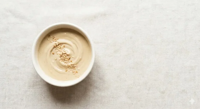 רקע בהיר עם טחינה – תמונת רקע לפוסט