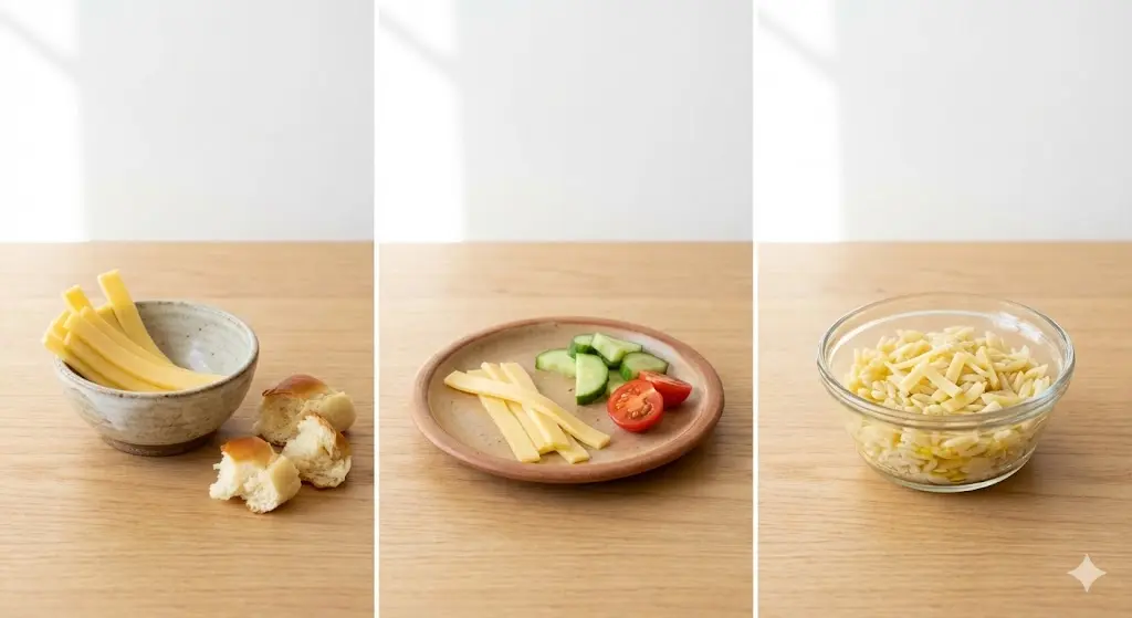 גבינה צהובה לתינוקות – 3 דרכי הגשה