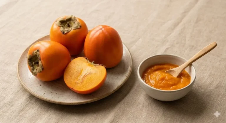 אפרסמון בשל ובריא לתינוקות וילדים – פרי חורפי עשיר בוויטמינים